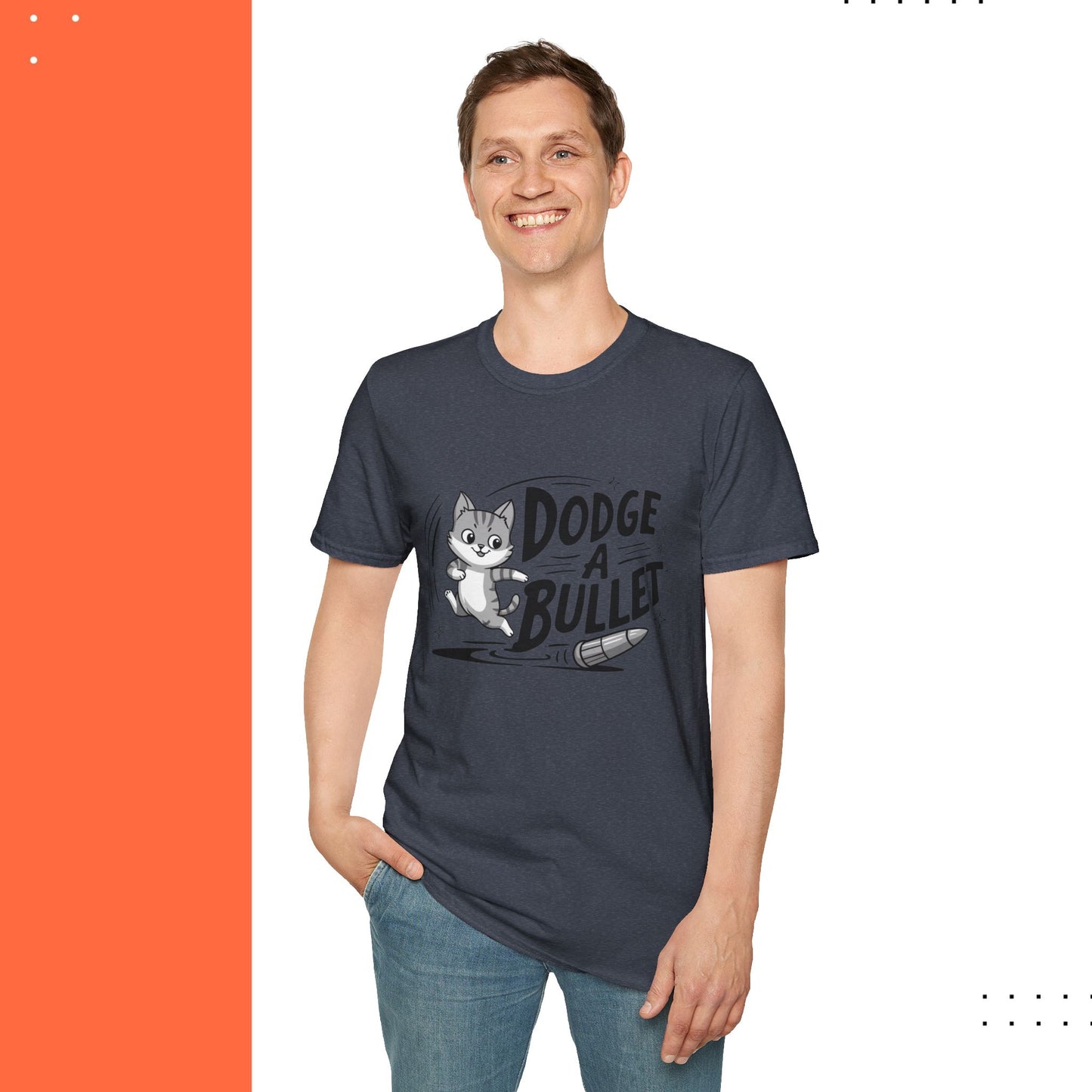 Dodge A Bullet Idiom Cotton T-Shirt