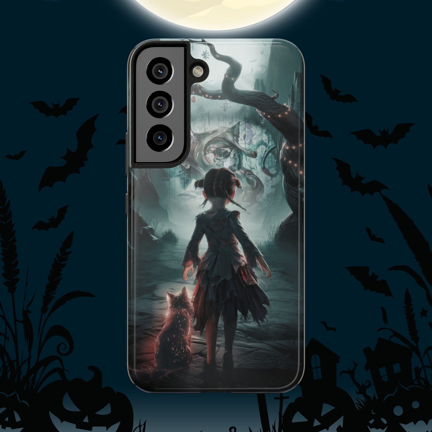 Feline Festivities Wireless Charging Support Tough Case.
