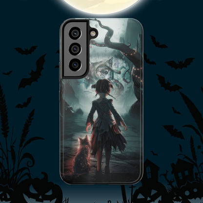 Feline Festivities Wireless Charging Support Tough Case.