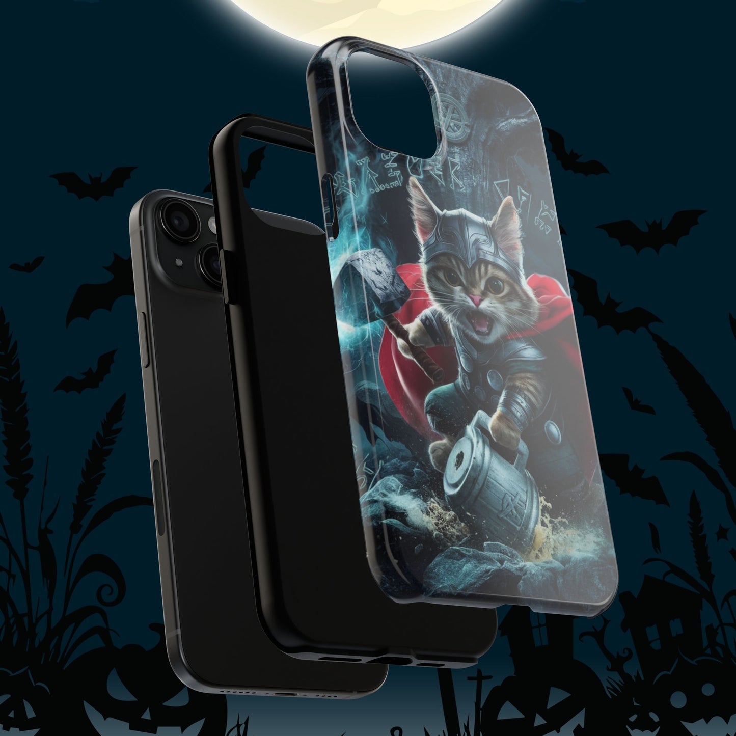 Meow Mjolnir Wireless Charging Support Tough Case