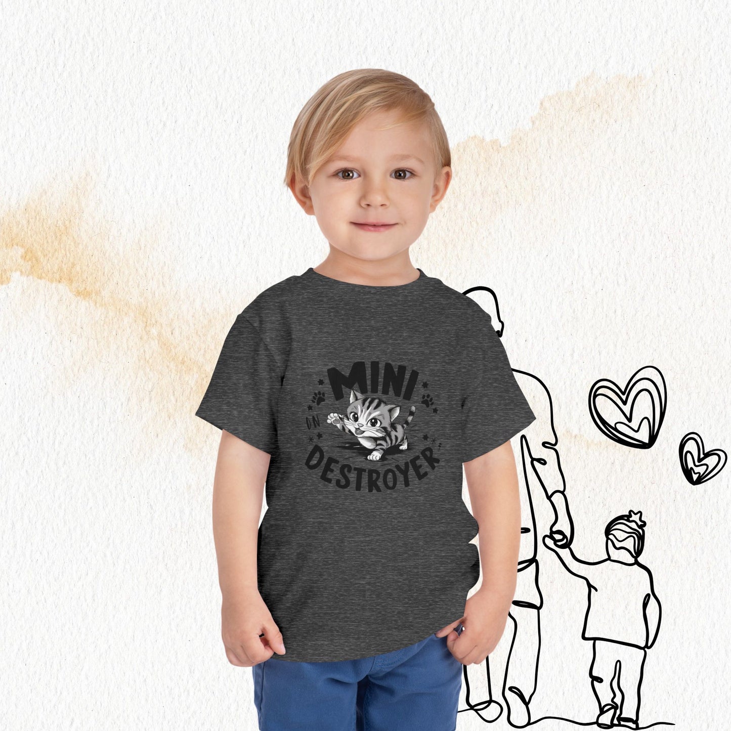 Mini Destroyer Toddler Cotton T-Shirt