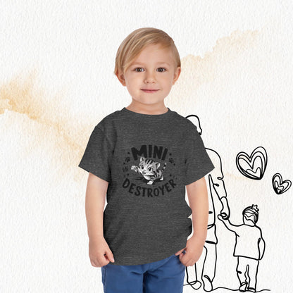 Mini Destroyer Toddler Cotton T-Shirt
