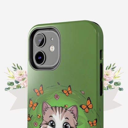 Green Mewsic Wireless Charging Support Tough Case
