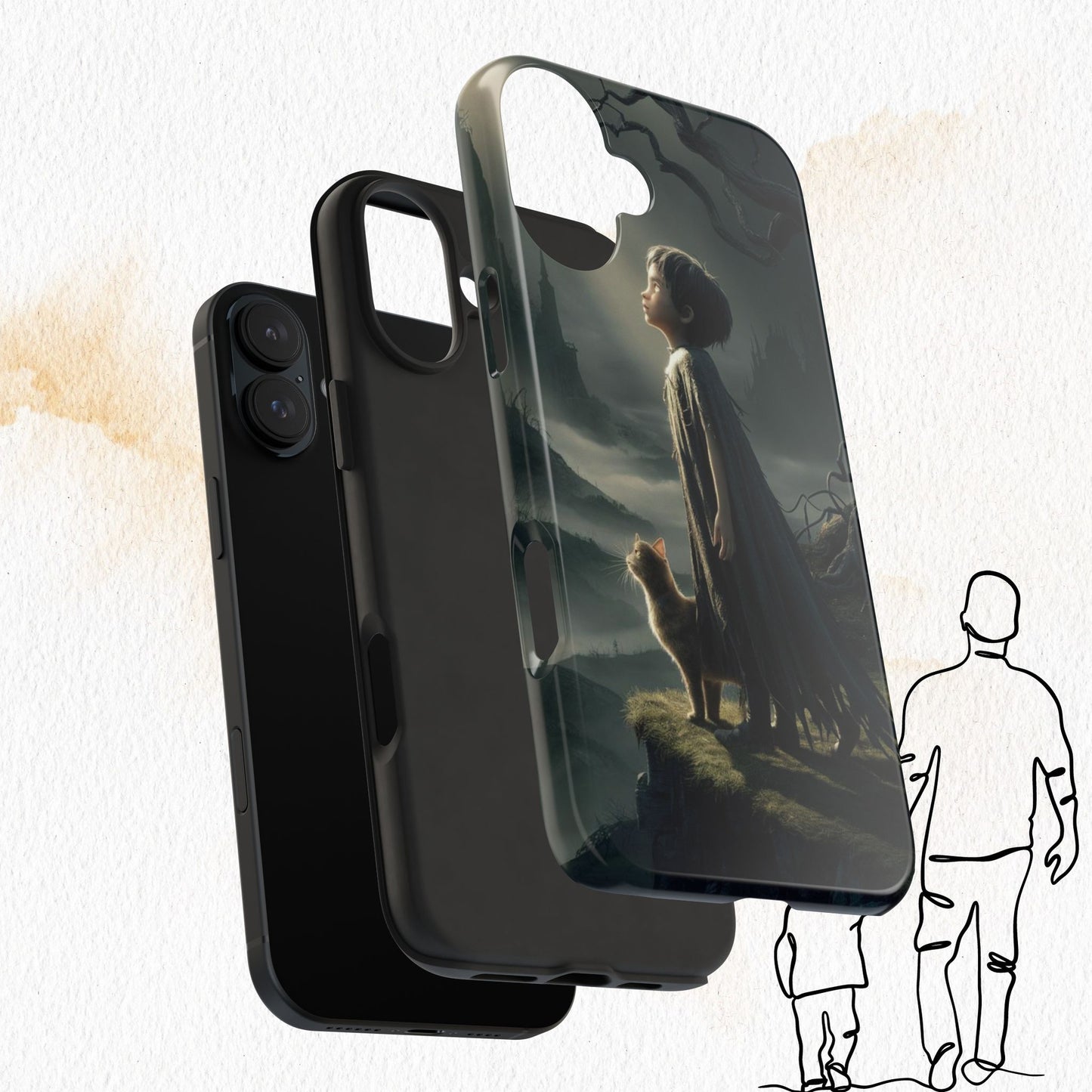 Mini Me Shield Wireless Charging Support Tough Case
