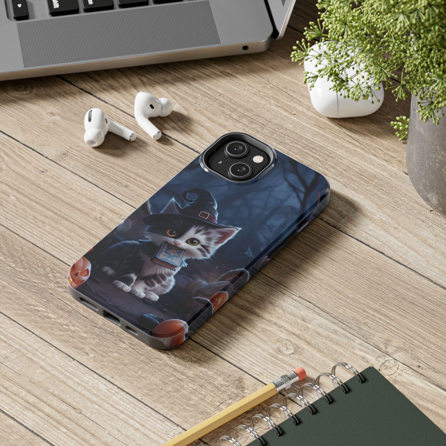 Chrono Catnap Wireless Charging Support Tough Case