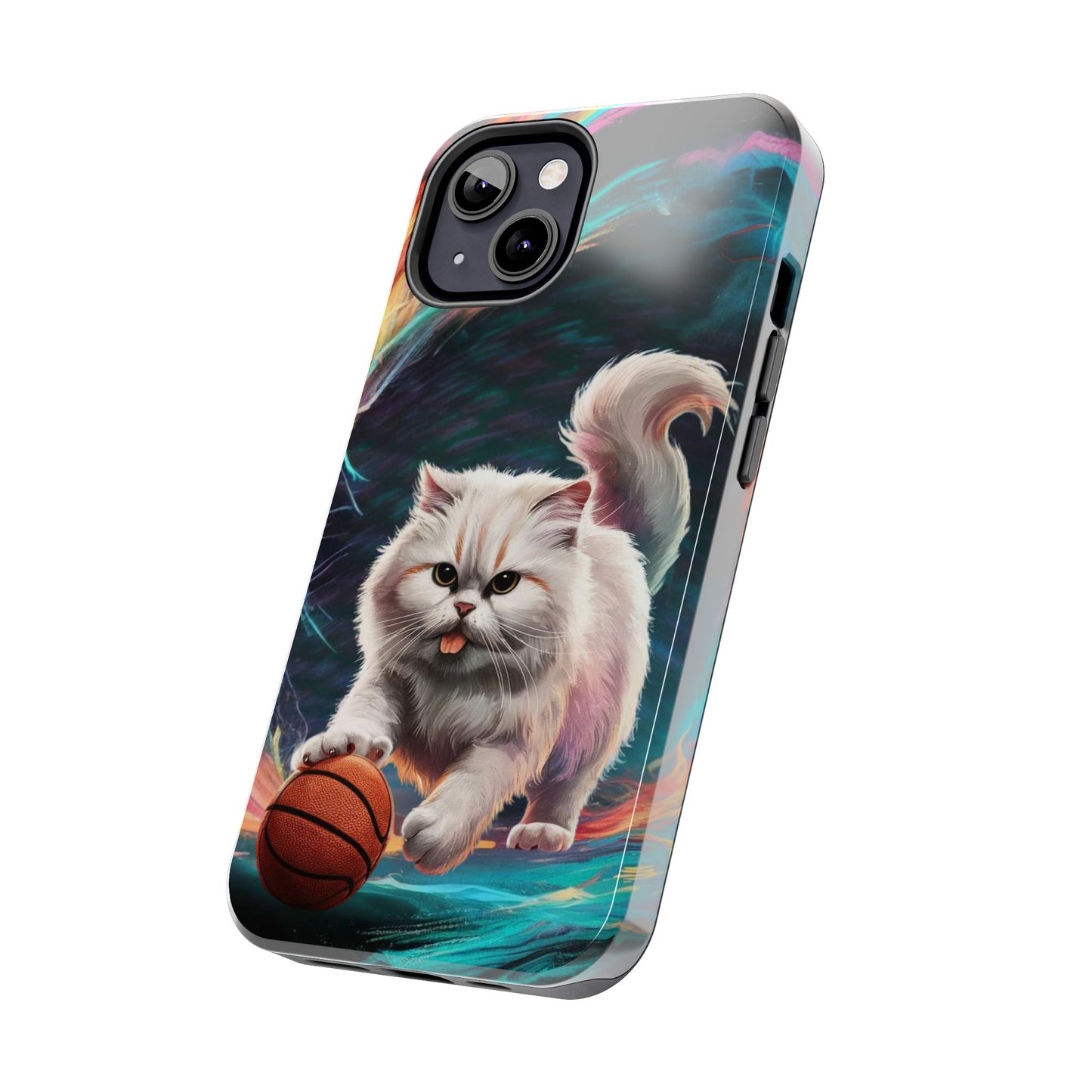 Meowble Dribble Wireless Charging Support Tough Case.