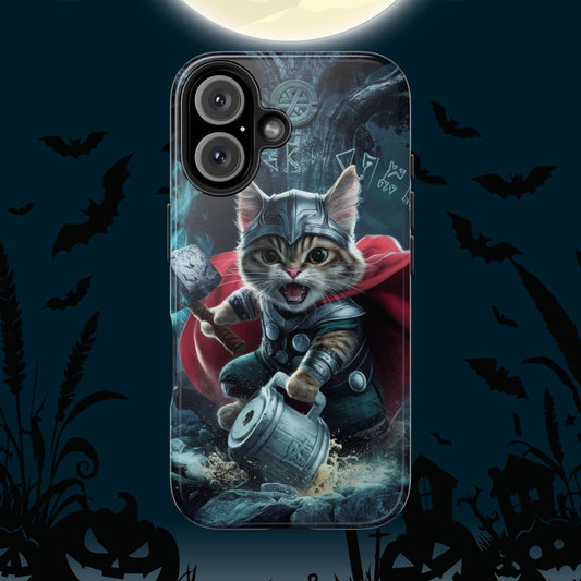 Meow Mjolnir Wireless Charging Support Tough Case