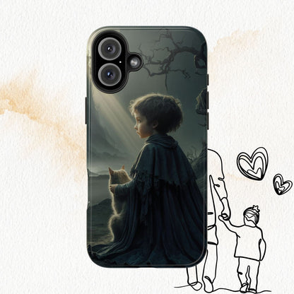 Meowtime Mate Wireless Charging Support Tough Case.