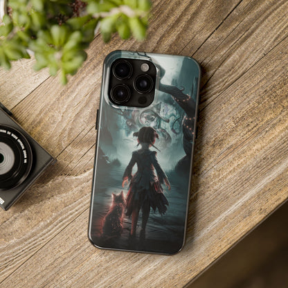 Feline Festivities Wireless Charging Support Tough Case.