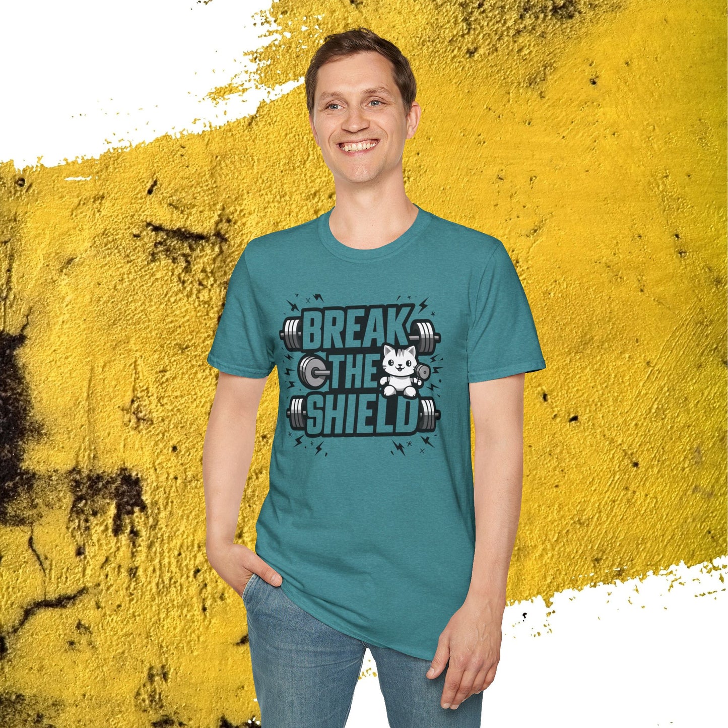 Break The Shield Cotton Men Tee