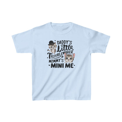 Daddy Little Troublemaker Kid Cotton Tshirts
