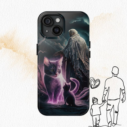 Meowmoirs Wireless Charging Support Tough Case
