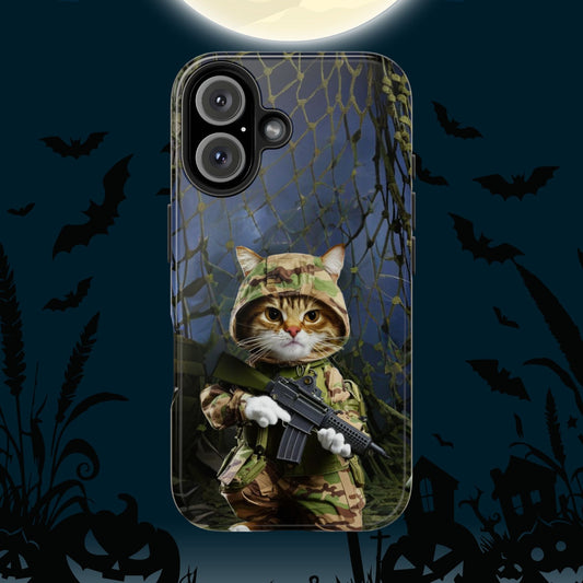 Meowter Armor Wireless Charging Support Tough Case