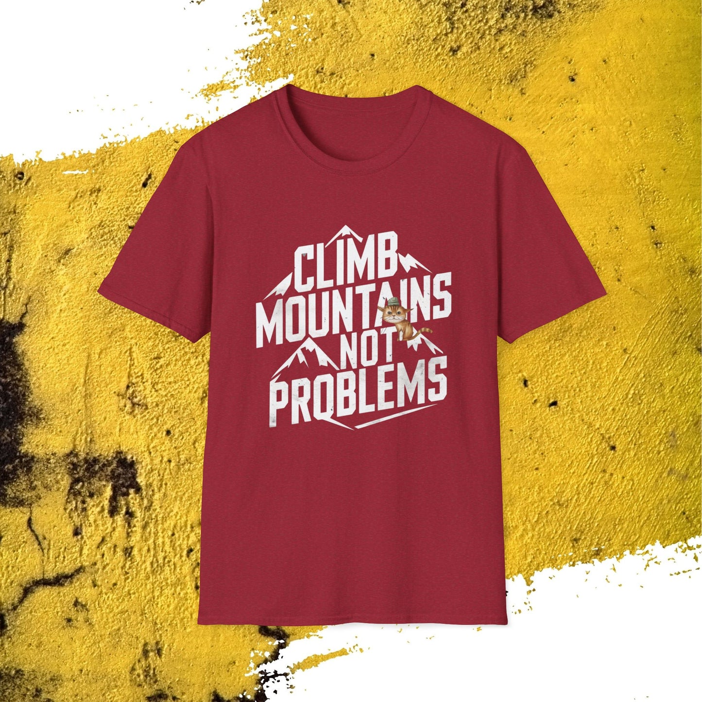 Climb Mountain Cotton Men T-Shirt