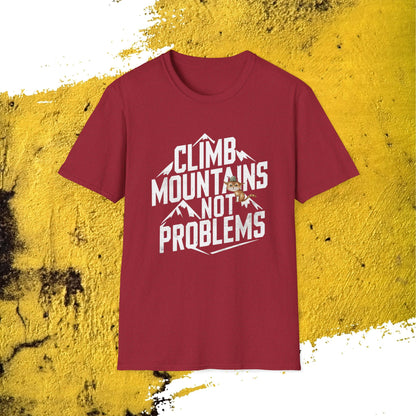Climb Mountain Cotton Men T-Shirt
