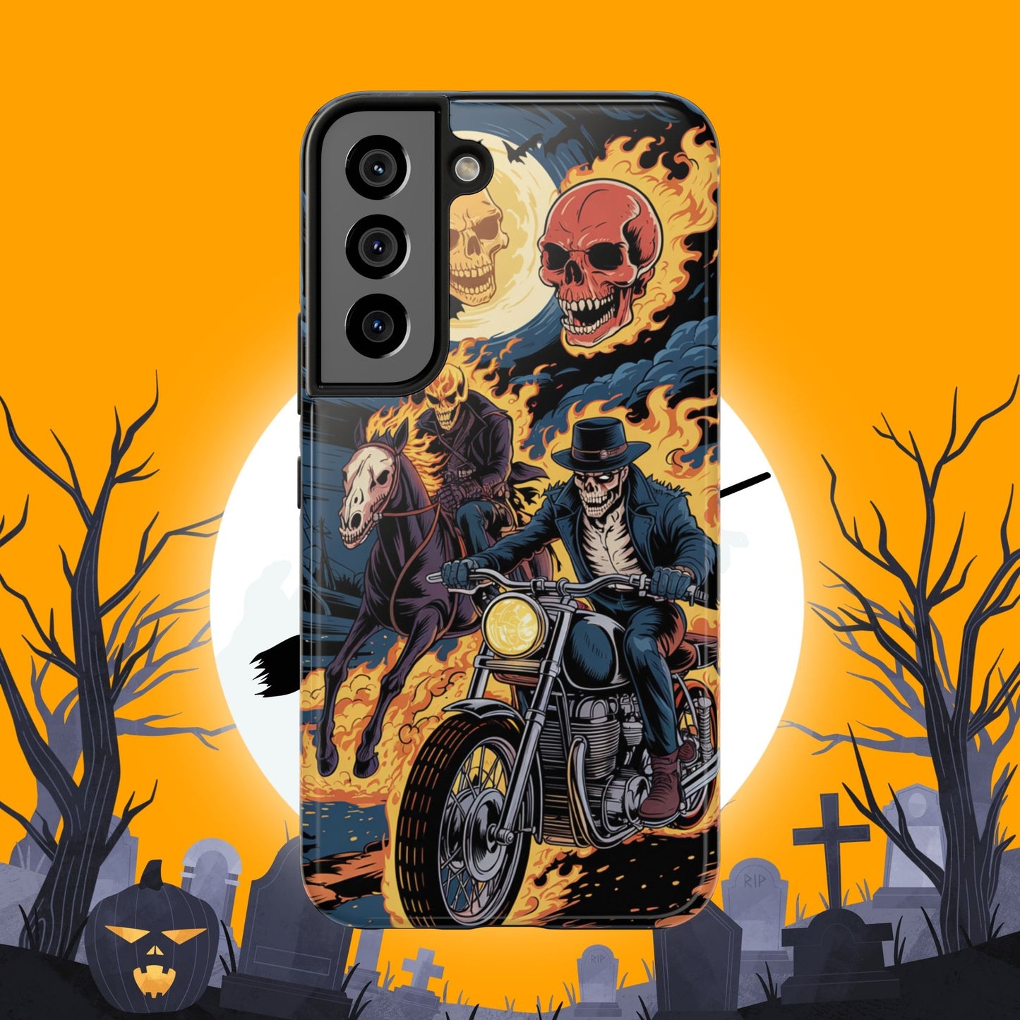 Ghost Rider Wireless Charging Support Tough Case