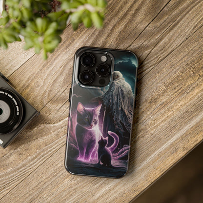 Meowmoirs Wireless Charging Support Tough Case