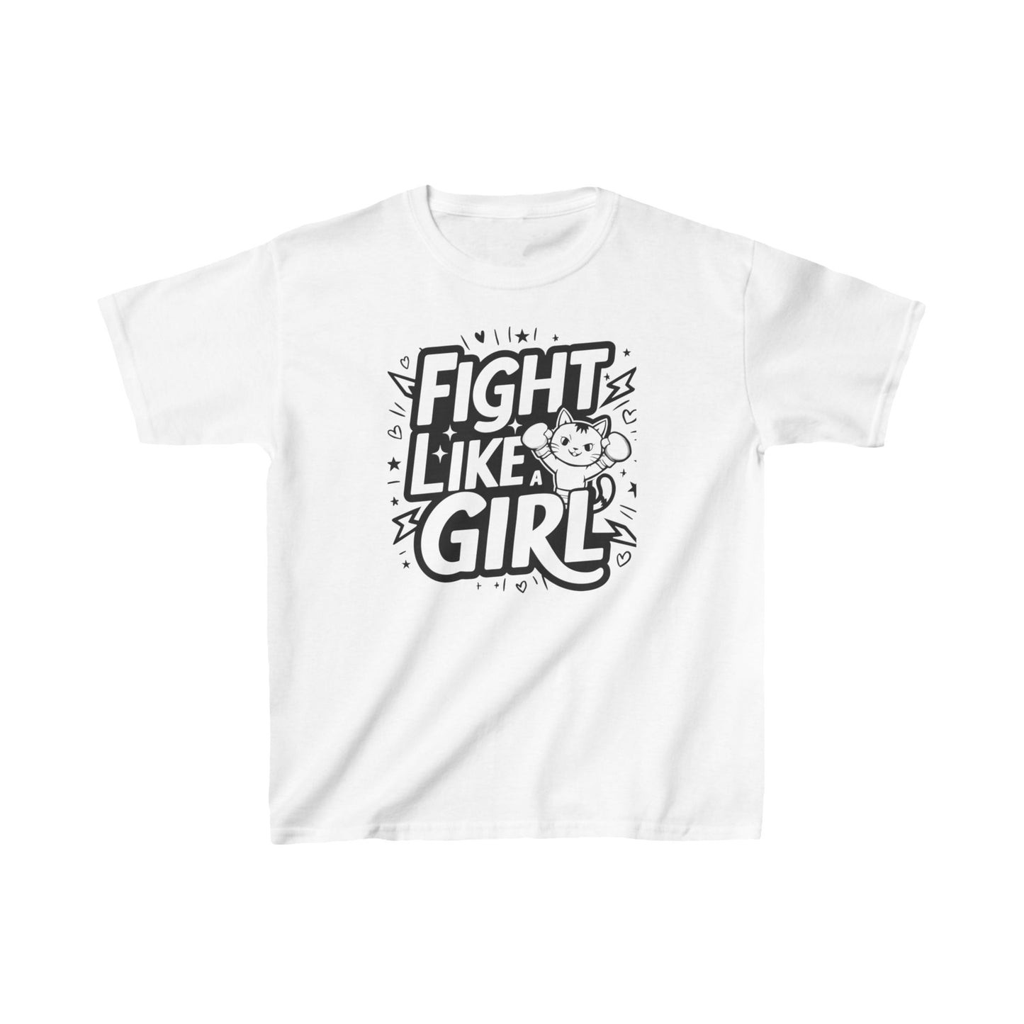 Fight Like Girl Kid Cotton T-Shirt