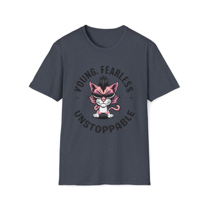 Young Fearless Unstoppable Cotton Men Tee