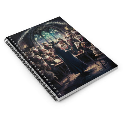 Wand Whispers Ruled Line Notebook