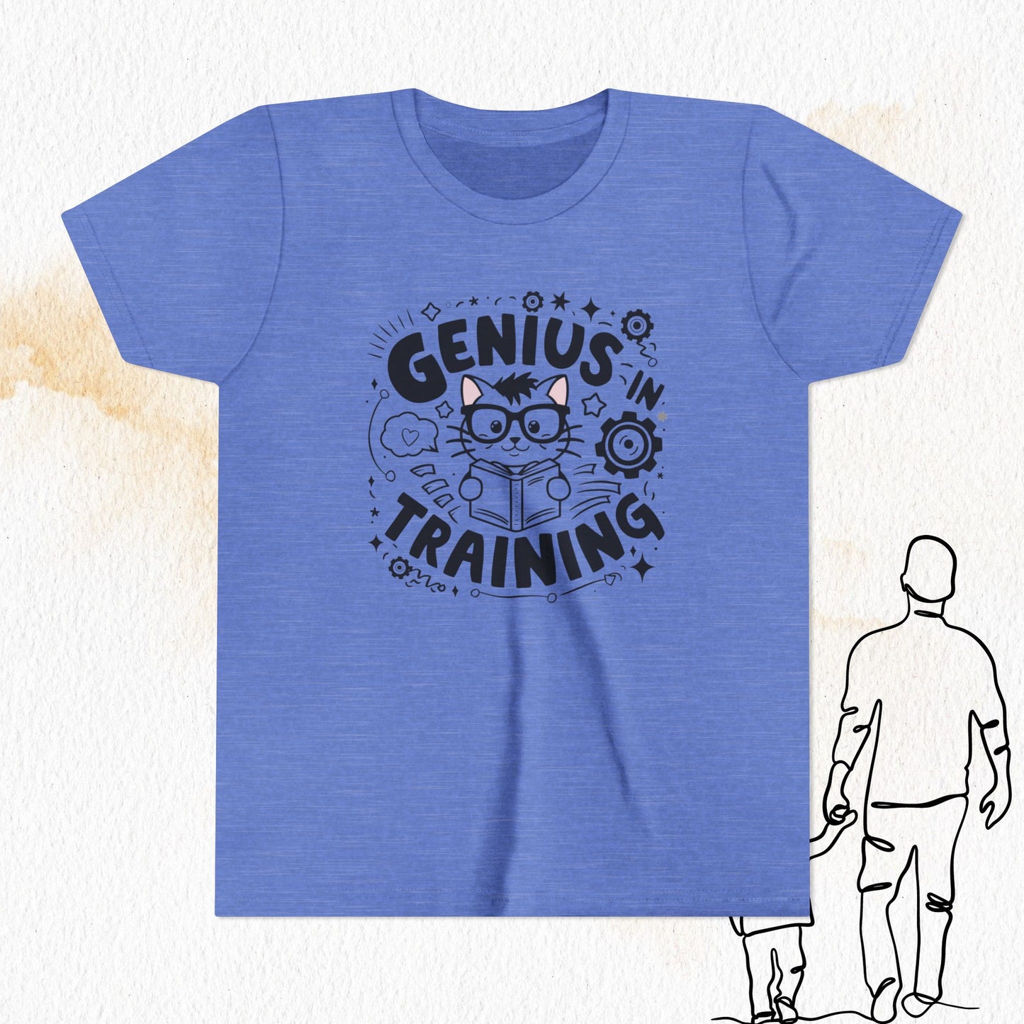 Genius In Training Youth Heavy Cotton T-Shirt