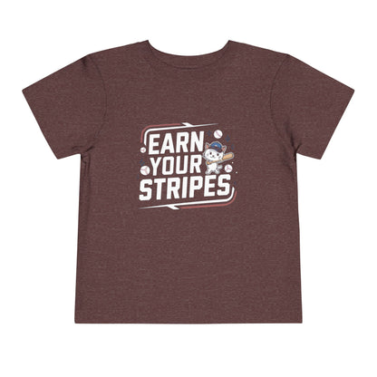 Earn Your Stripes Toddler Cotton T-Shirt