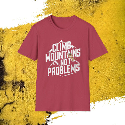 Climb Mountain Cotton Men T-Shirt