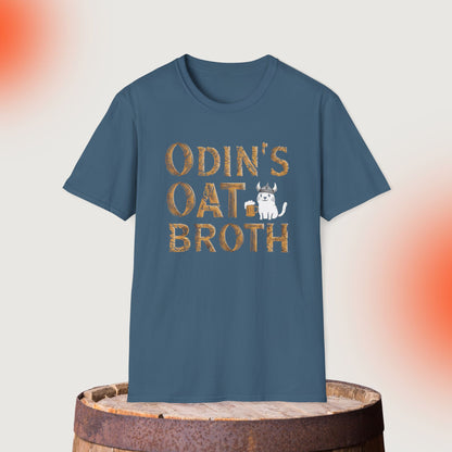 Odin Oat Broth Cotton Crew Neck Men Tshirt