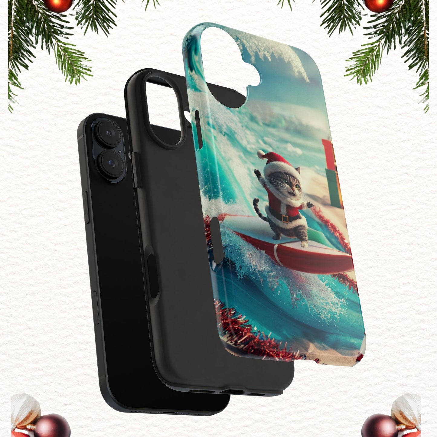 Meow Magic Wireless Charging Support Tough Case.
