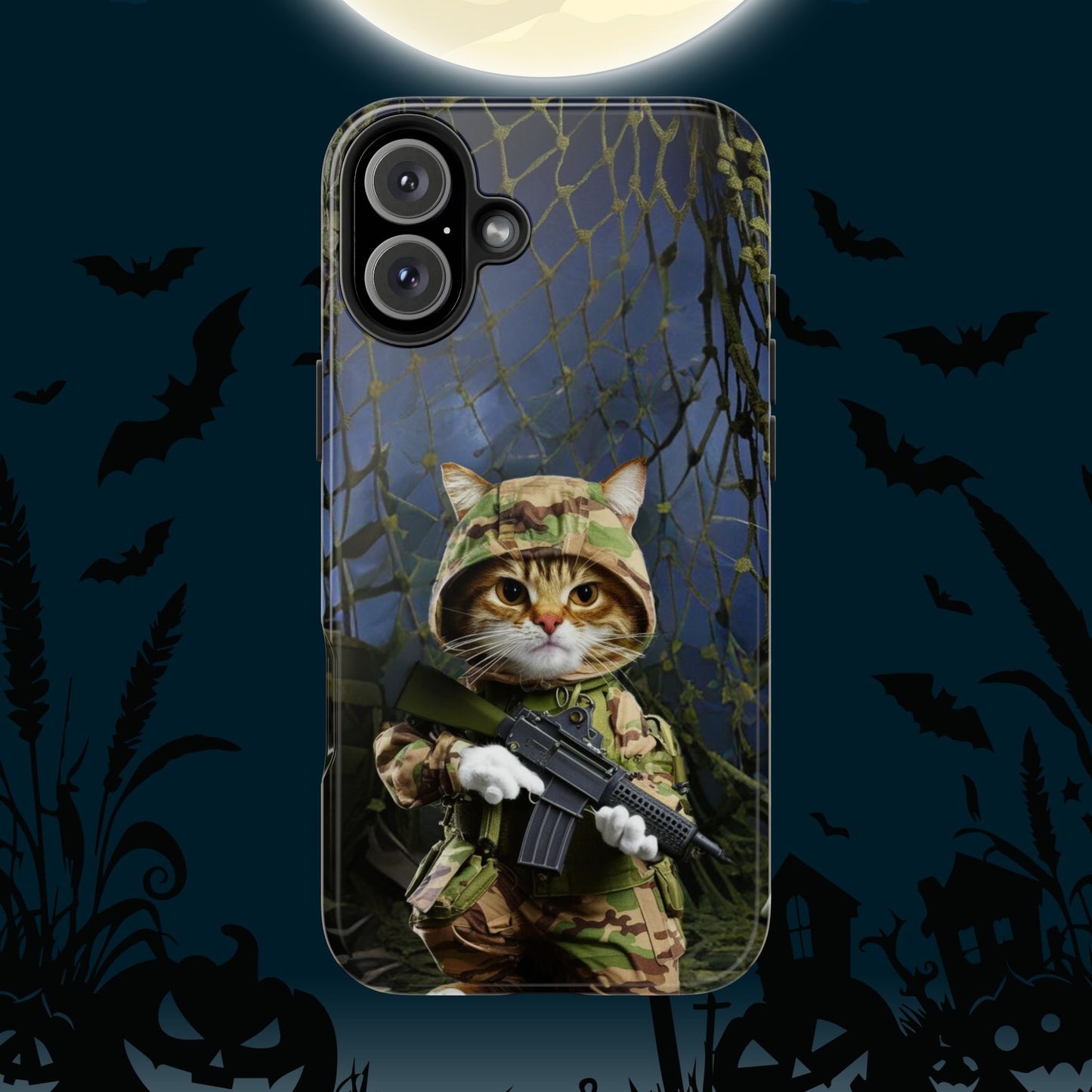 Meowter Armor Wireless Charging Support Tough Case