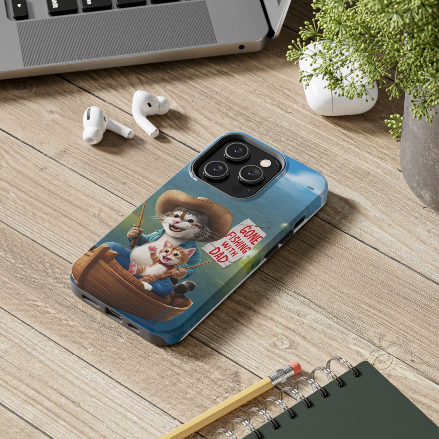 Dadcat Defender Wireless Charging Support Tough Case