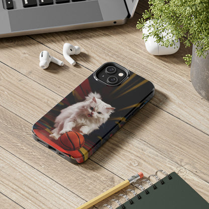 Alley-Oop Meow Wireless Charging Support Tough Case.