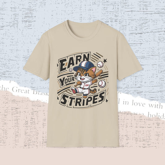 Earn Your Stripe Cotton Men Tee