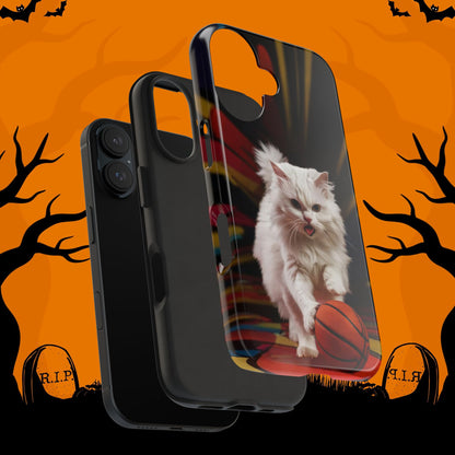 Alley-Oop Meow Wireless Charging Support Tough Case.