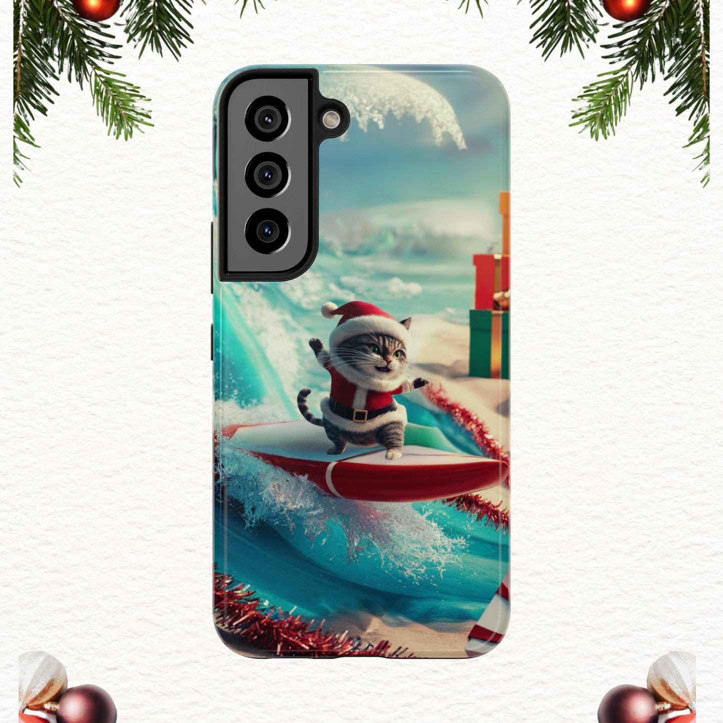 Meow Magic Wireless Charging Support Tough Case.