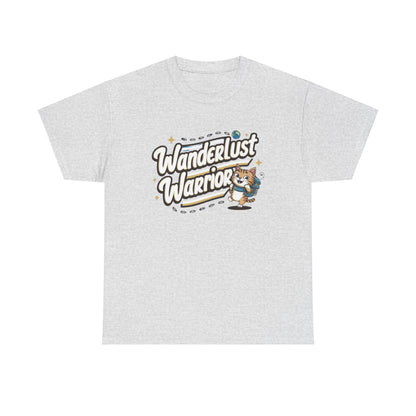 Wanderlust Warriors Travel Vacation Cotton T-Shirt