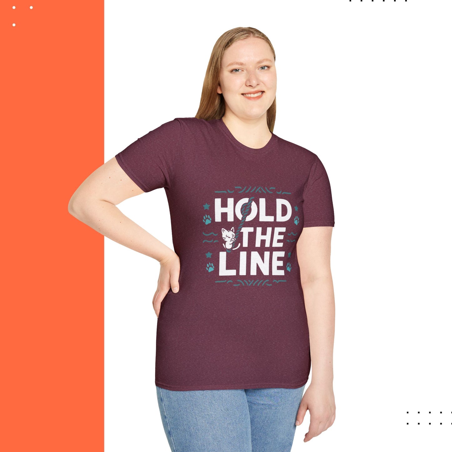 Hold The Line Cotton Tee