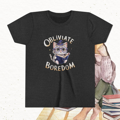 Obliviate Boredom Youth Heavy Cotton T-Shirt