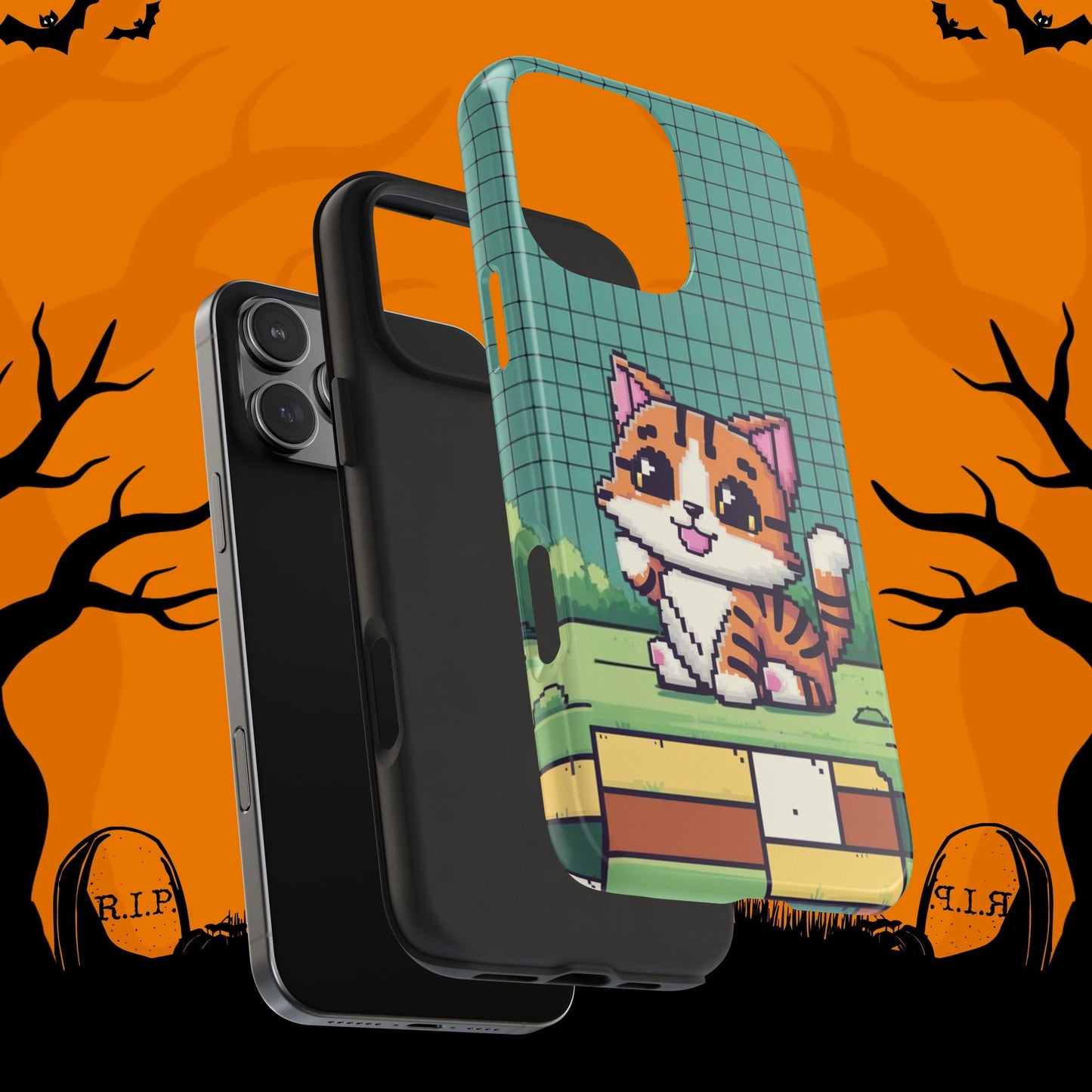 Meowmarabilia Wireless Charging Support Tough Case.