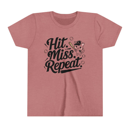 Hit Miss Repeat Youth Heavy Cotton T-Shirt