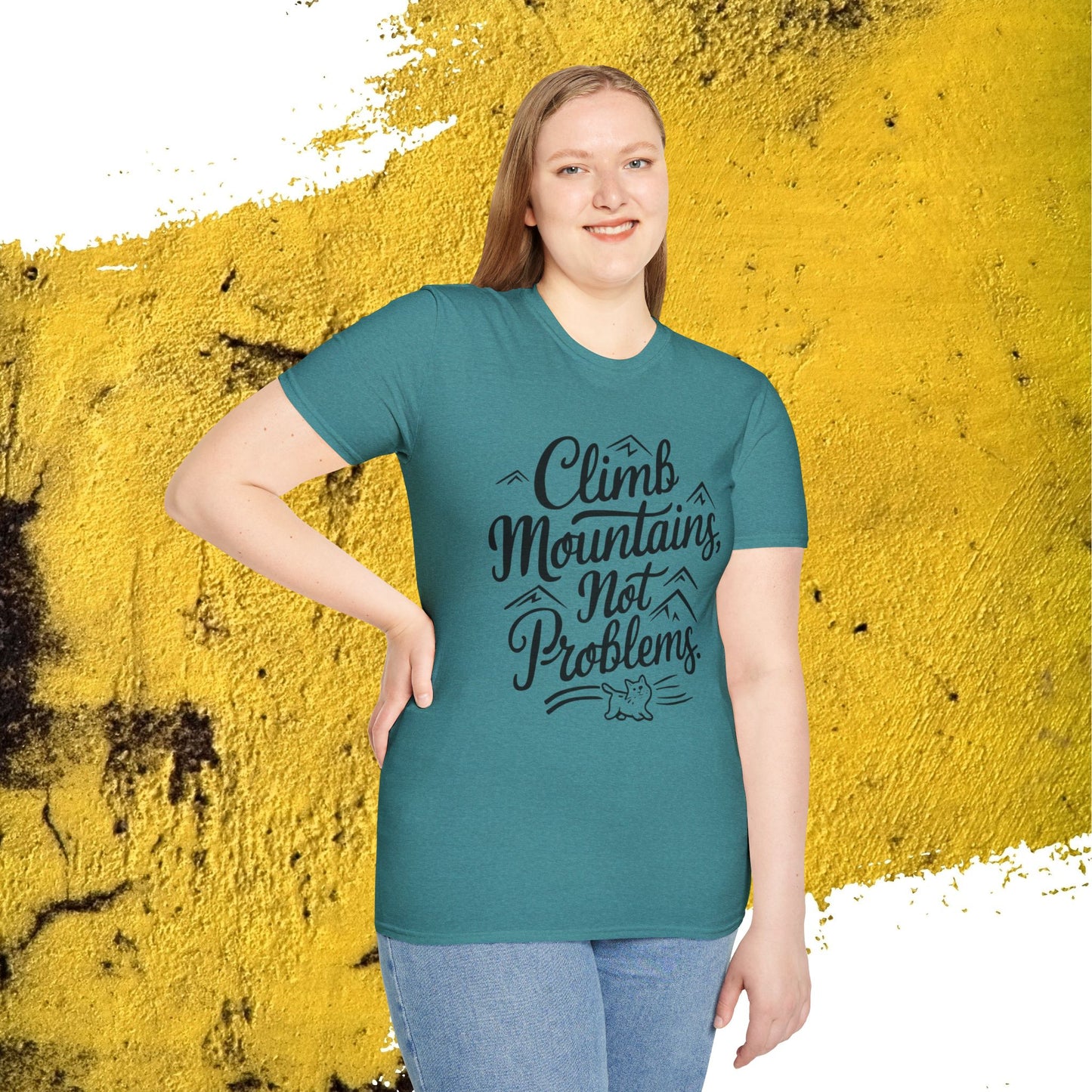 Climb Mountain Cotton T-Shirt