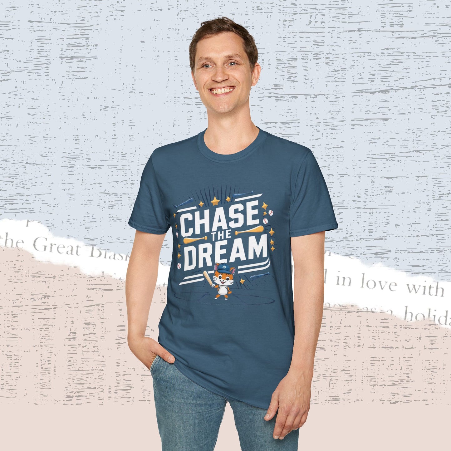 Chase The Dreams Cotton Men Tee