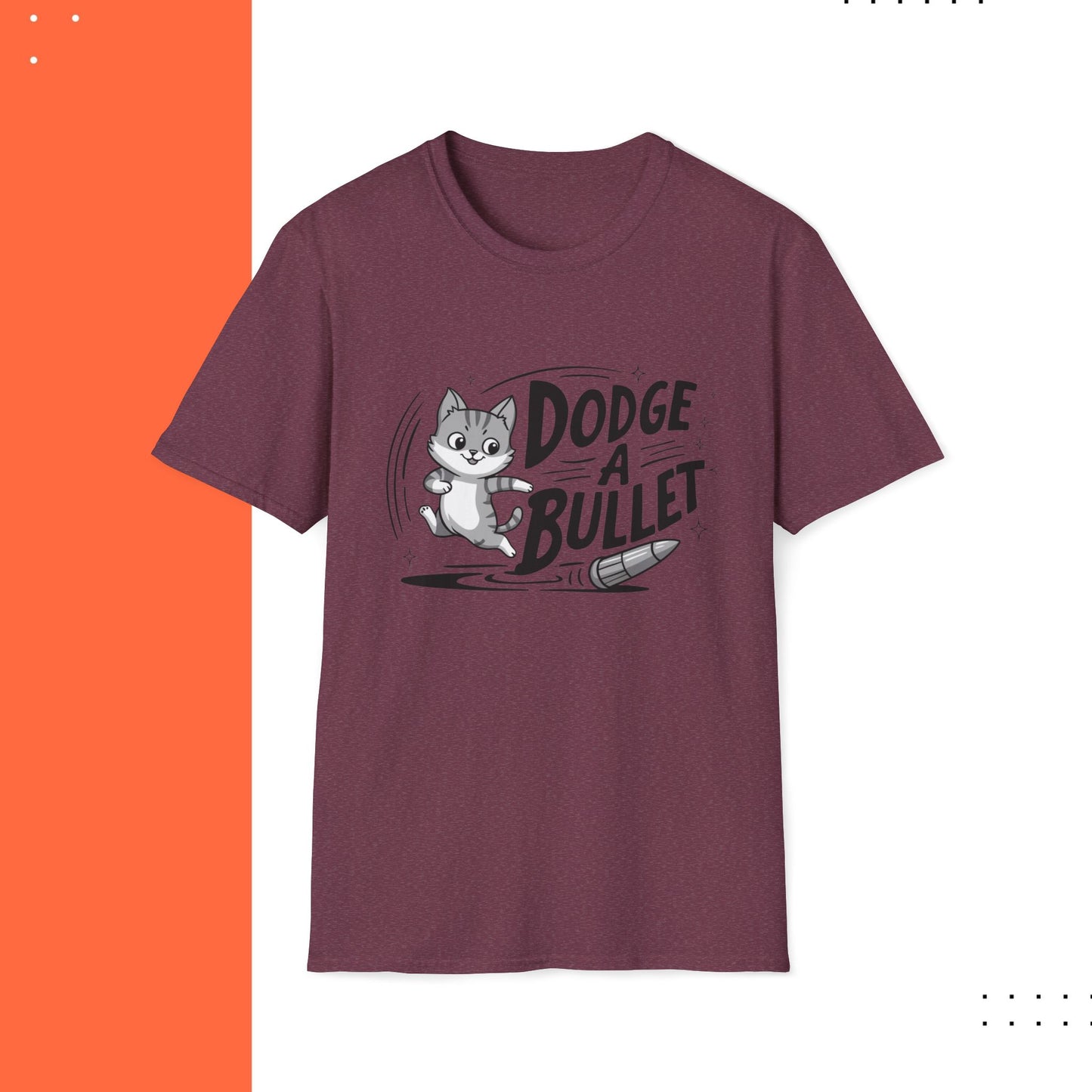 Dodge A Bullet Idiom Cotton T-Shirt