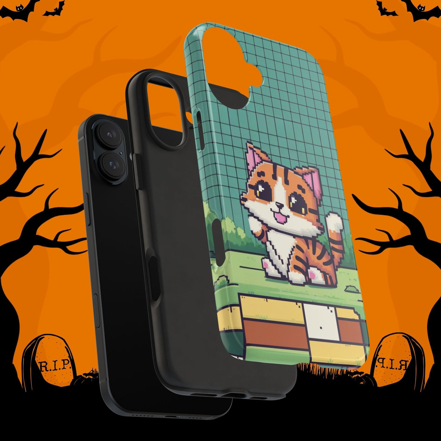 Meowmarabilia Wireless Charging Support Tough Case.