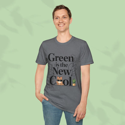 Green Is The New Cool Cotton T-Shirt
