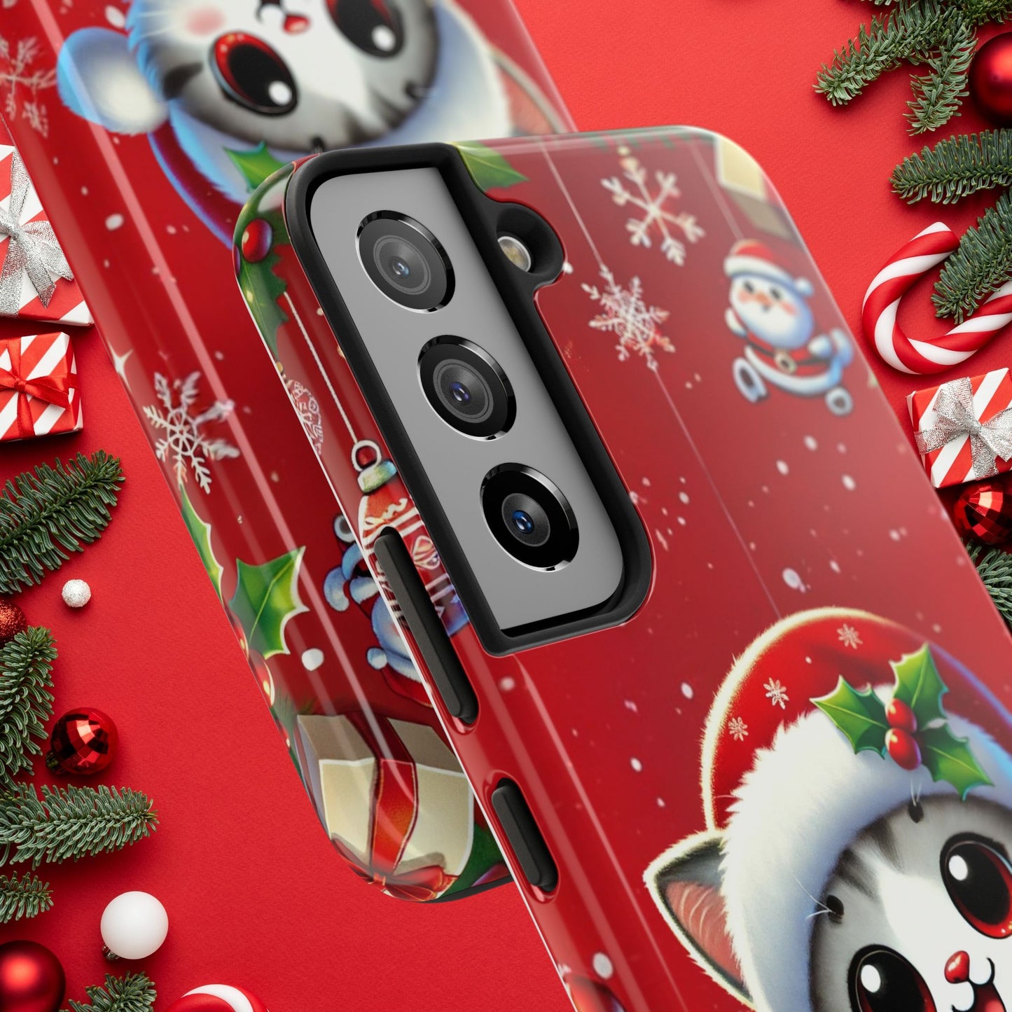 Purrfect Wishes Wireless Charging Support Tough Case