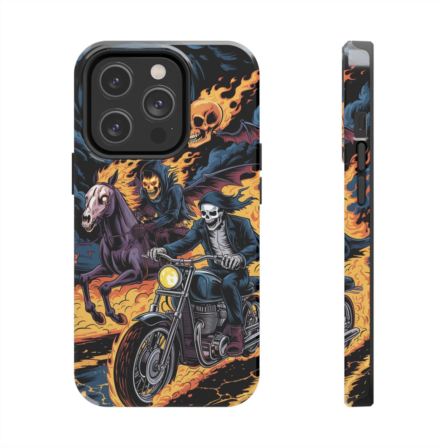 Ghost Riders Wireless Charging Support Tough Case
