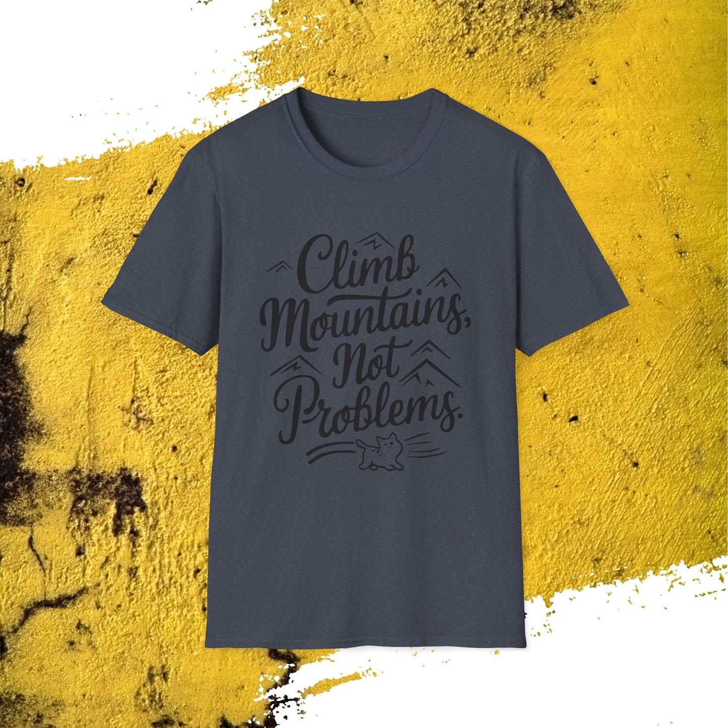 Climb Mountain Cotton T-Shirt