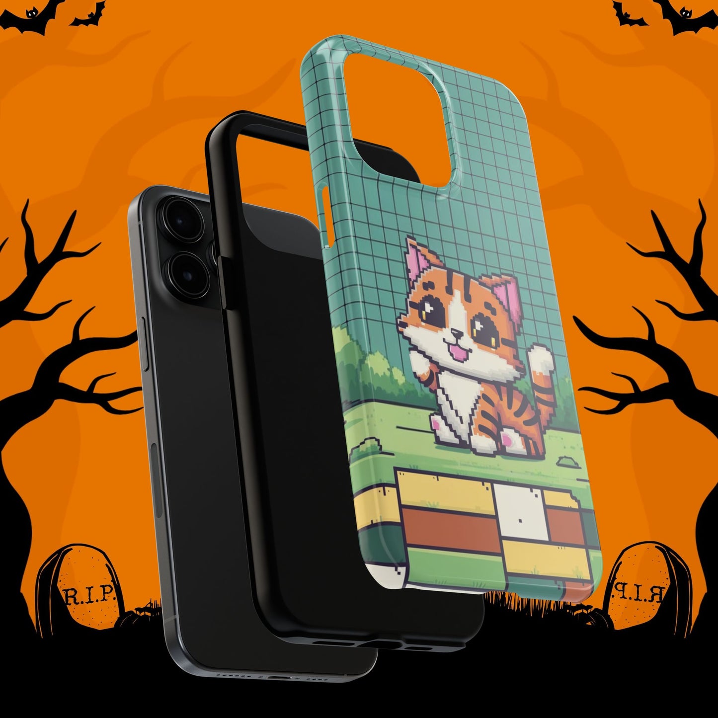 Meowmarabilia Wireless Charging Support Tough Case.