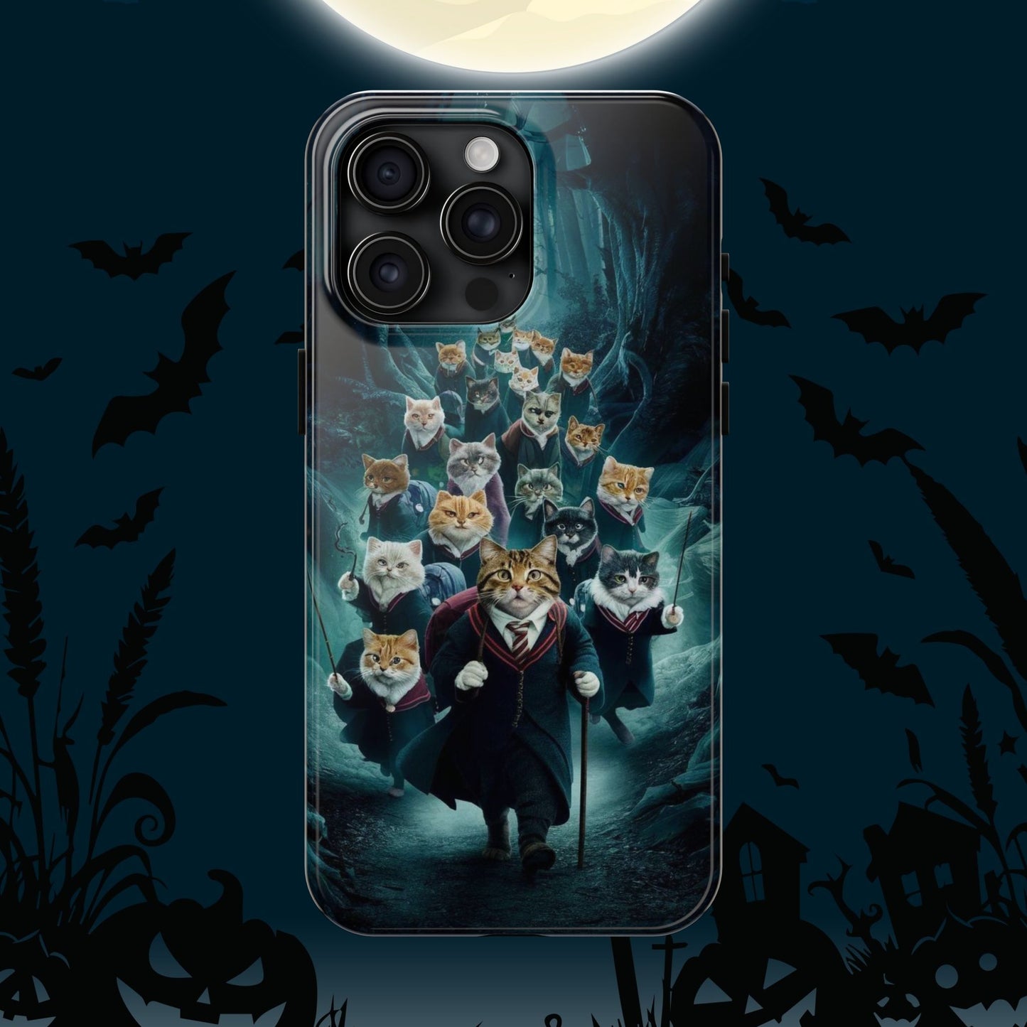 Nine Lives Guard Wireless Charging Support Tough Case